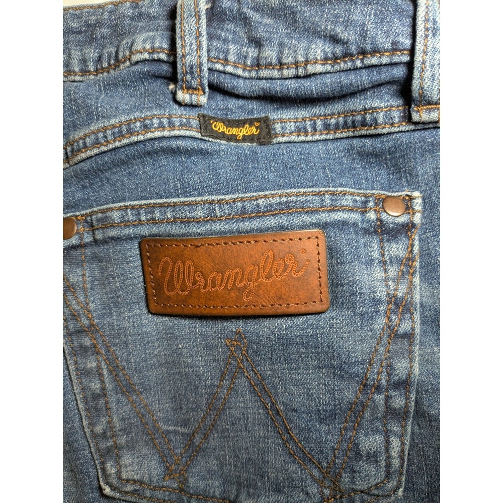 Vintage Wrangler Women's Retro Western Flare Denim Jeans Size 29x30 - Picture 7 of 7